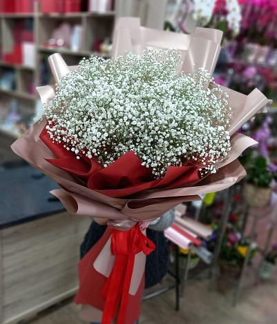 Букет цветов из: Гипсофила в Запрудне