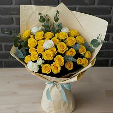 Букет цветов из:  Розы в Запрудне