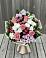 Букет цветов из: Альстромерии, Гвоздики, Розы и Хризантемы в Запрудне