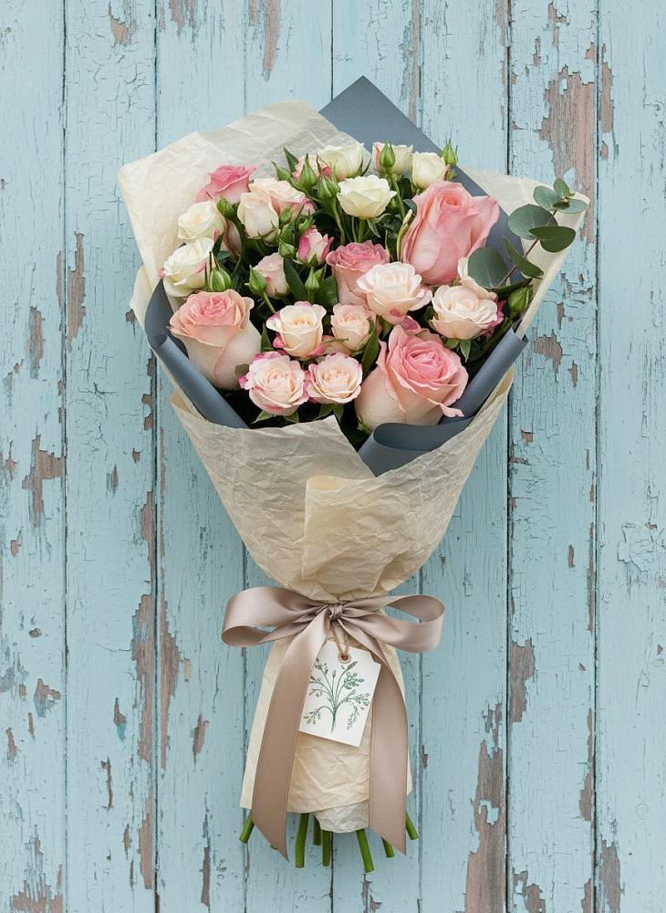 Букет цветов из: Розы в Запрудне