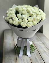 Букет 35 Белых роз в Запрудне