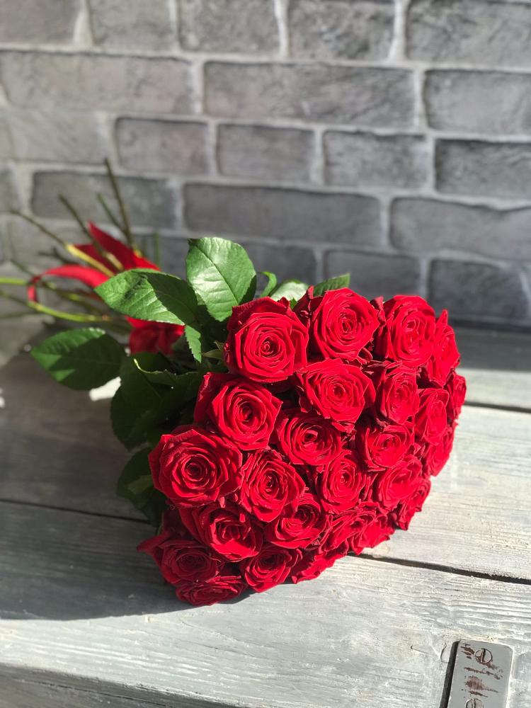 Букет Красные розы Фридом в Запрудне