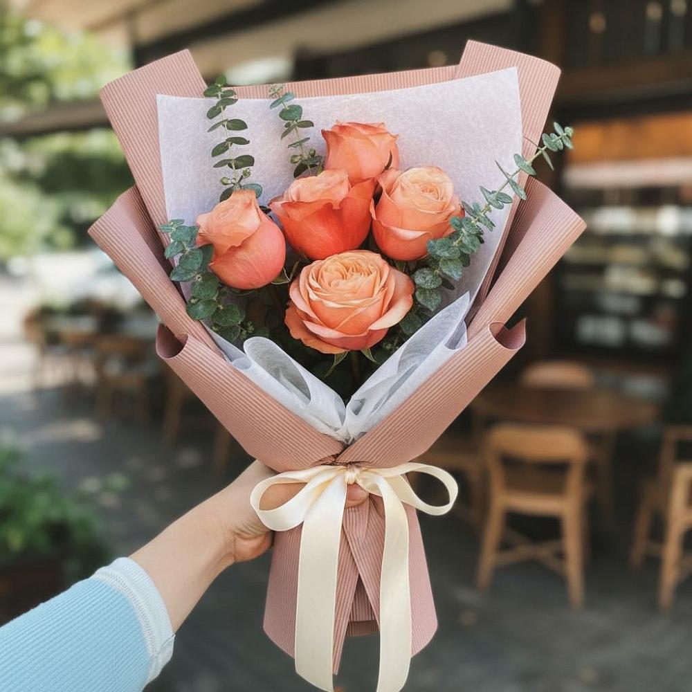 Букет цветов из: Розы в Запрудне