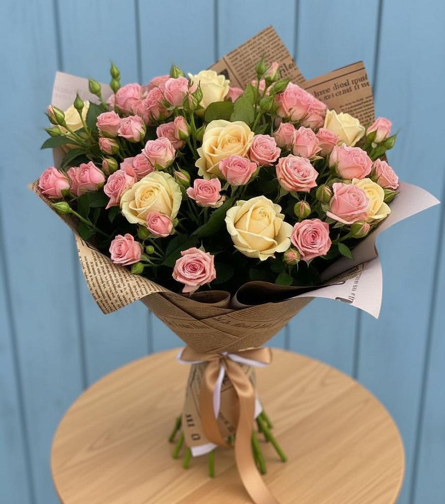 Букет цветов из: Розы в Запрудне