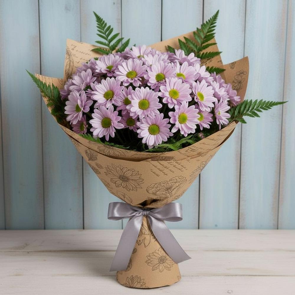 Букет цветов из: Хризантемы в Запрудне