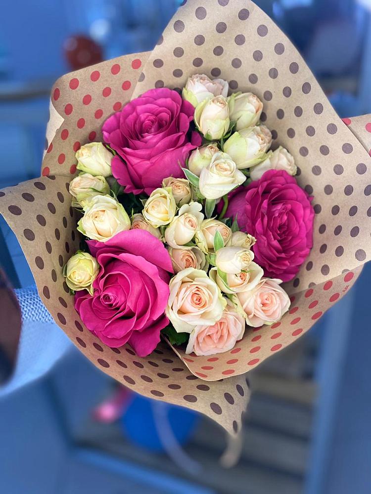 Букет цветов из: Розы в Запрудне