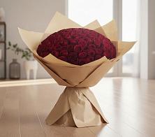 Букет 101 Красная роза в Запрудне