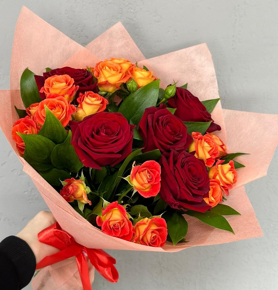 Букет Любовь и восторг в Запрудне