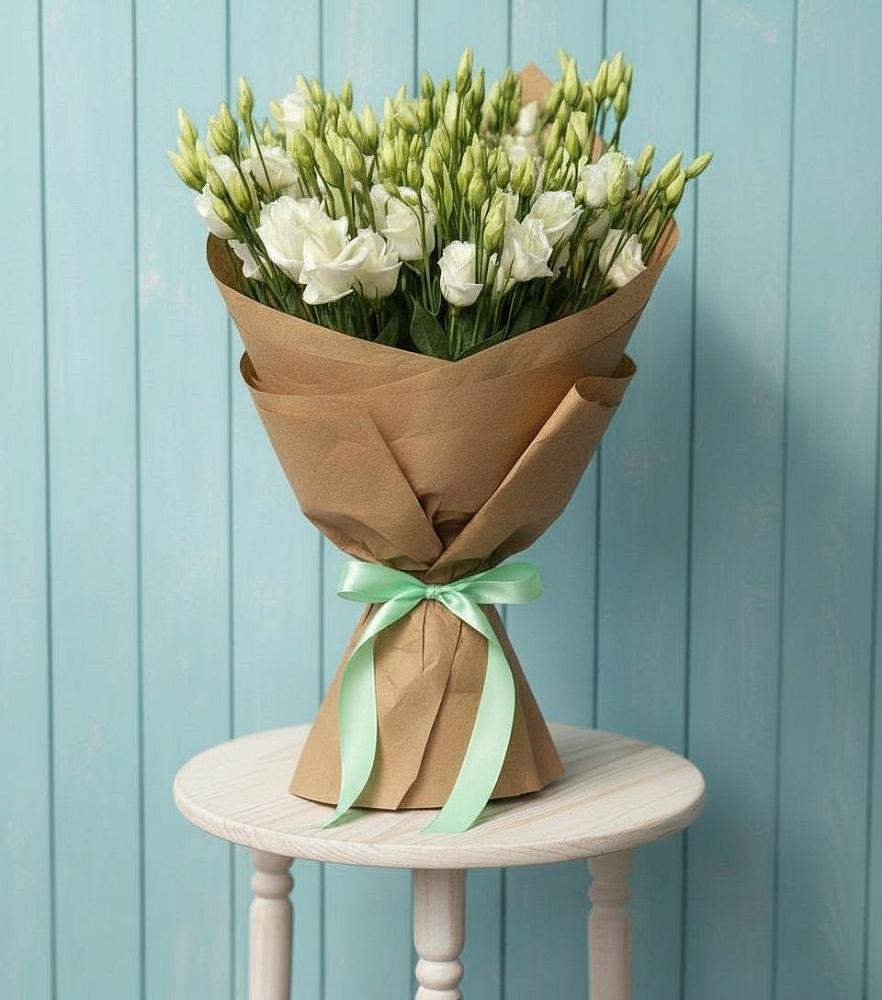 Букет цветов из: Лизиантусы в Запрудне