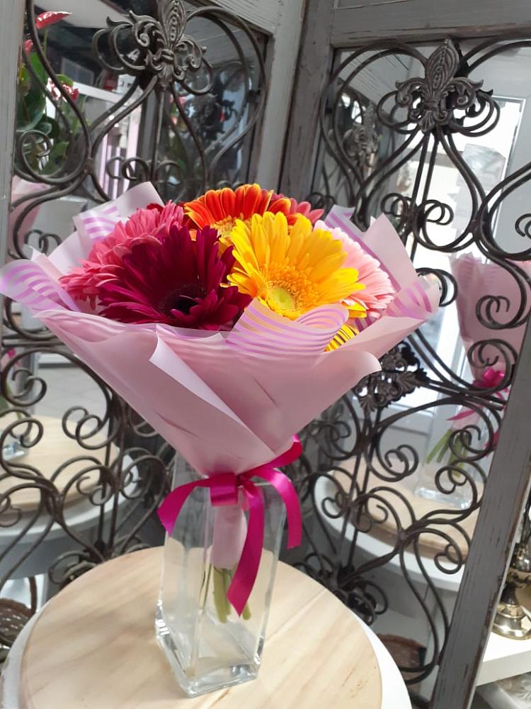 Букет цветов из: Герберы в Запрудне