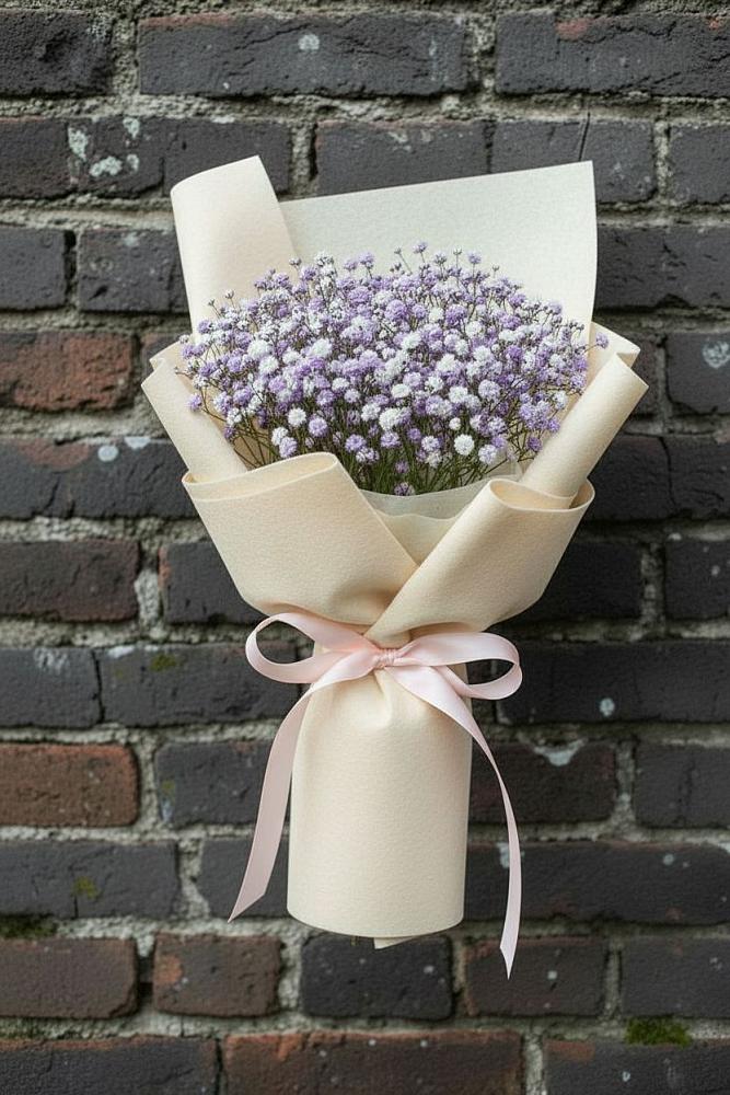 Букет цветов из: Гипсофила в Запрудне