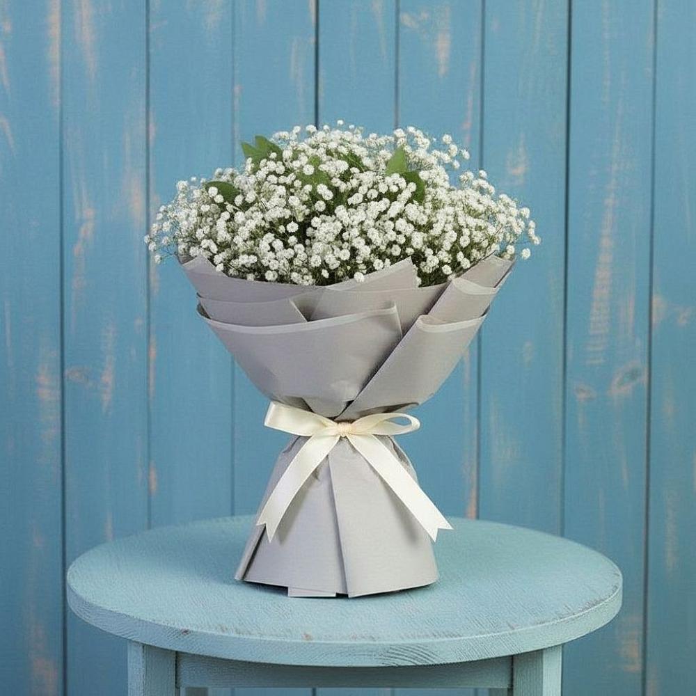 Букет цветов из: Гипсофила в Запрудне