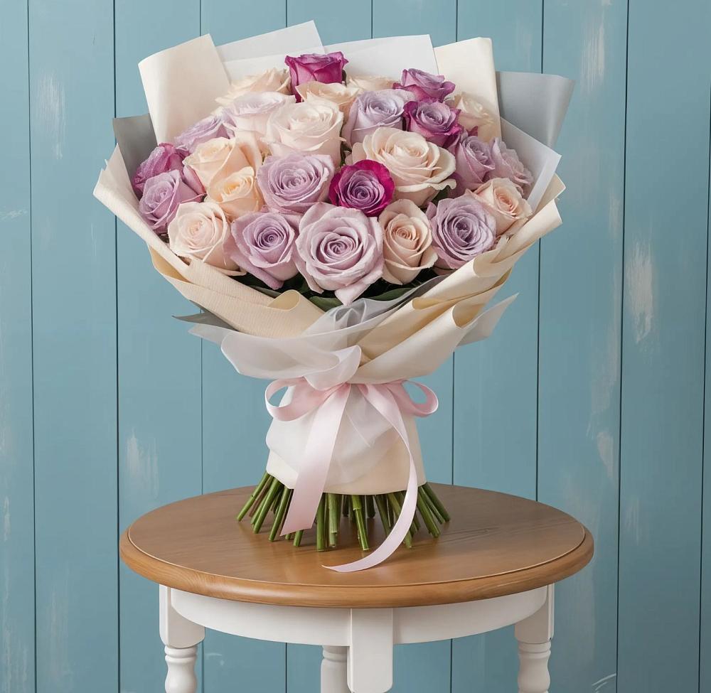 Букет цветов из: Розы в Запрудне