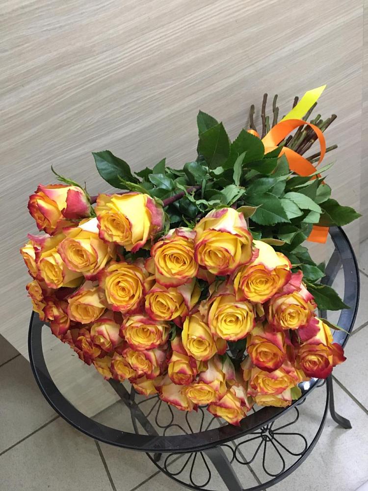 Букет Желтые розы в Запрудне