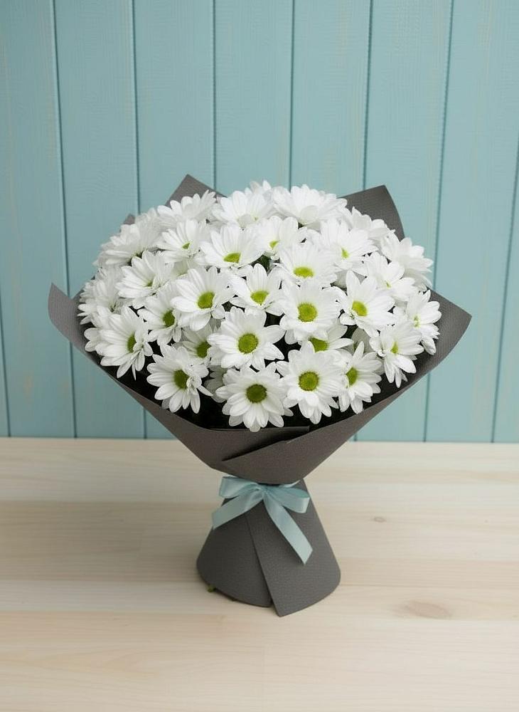 Букет цветов из: Хризантемы в Запрудне