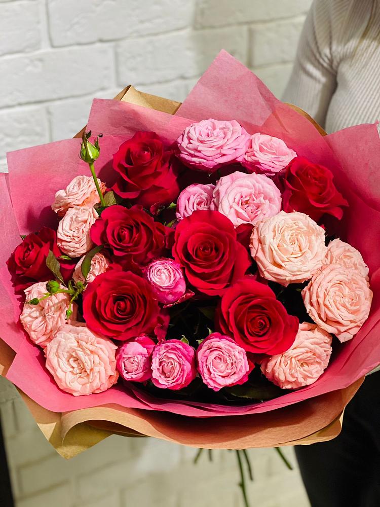 Букет цветов из: Розы в Запрудне