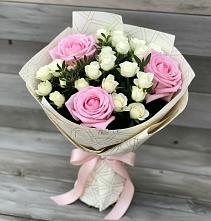 Букет цветов из:  Розы в Запрудне