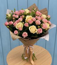 Букет цветов из:  Розы в Запрудне
