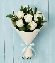 Букет цветов из:  Розы в Запрудне