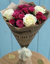 Букет цветов из:  Розы в Запрудне