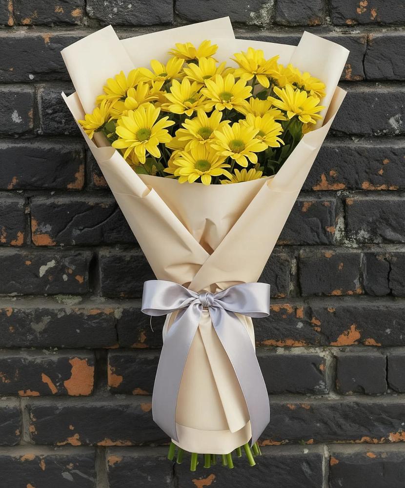 Букет цветов из: Хризантемы в Запрудне