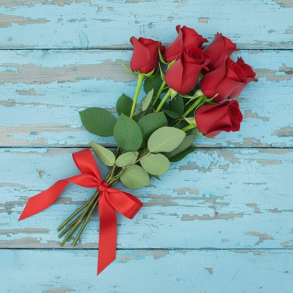 Букет Красные розы в Запрудне