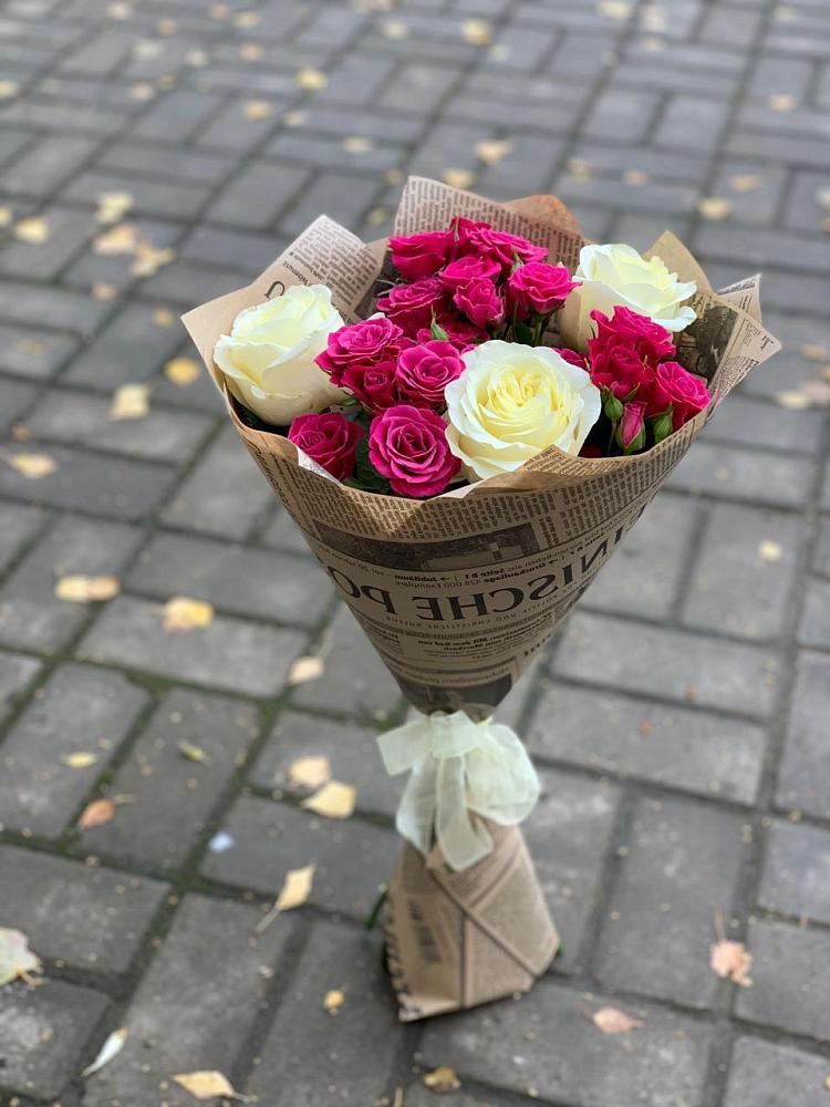 Букет цветов из: Розы в Запрудне