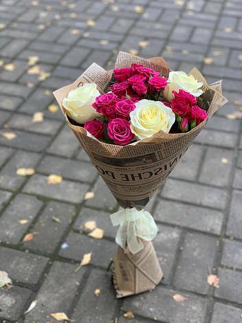 Букет цветов из: Розы в Запрудне