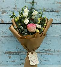 Букет цветов из:  Розы и Лизиантусы #REPLACE_PRED# Запрудне